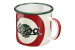 Emaille Tasse "Vespa Target"